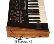 Sequential Prophet 600 Lot de vis