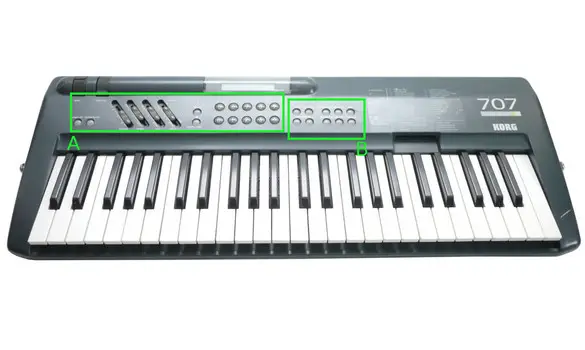 Korg 707 Tact switch Pushbutton