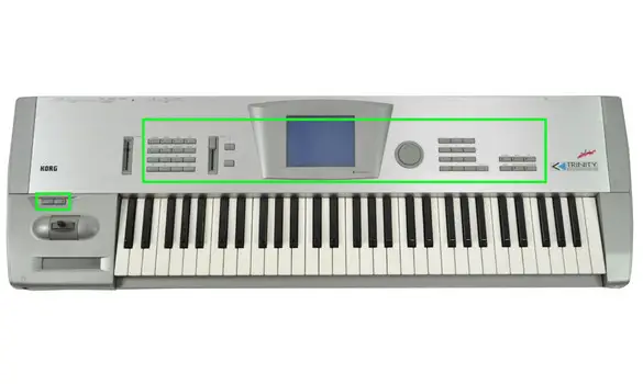 Korg Trinity Tact switch Pushbutton