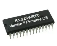 Korg DW-6000 V5 OS Rom Update Eprom