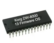 Korg DW-8000 V13 OS Rom Mise à Jour