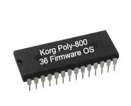 Korg Poly-800 V36 OS Rom Update Eprom