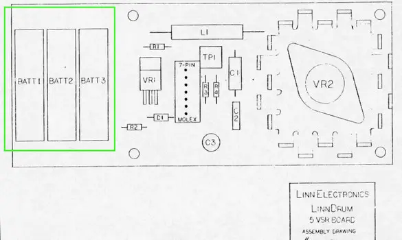 Linndrum LM2 Battery Replacement