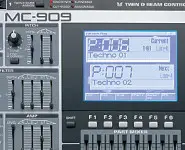 Roland MC-909 Display LCD