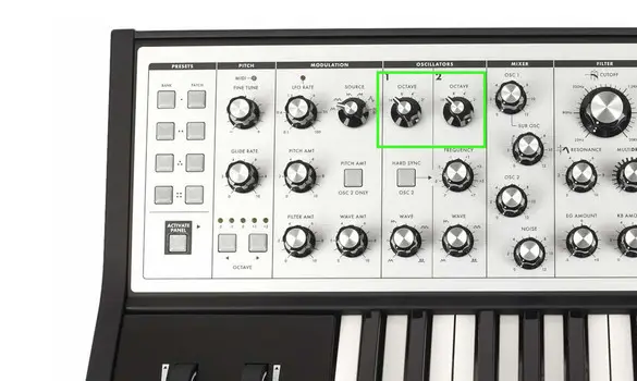 Moog Sub Phatty Octave Switch