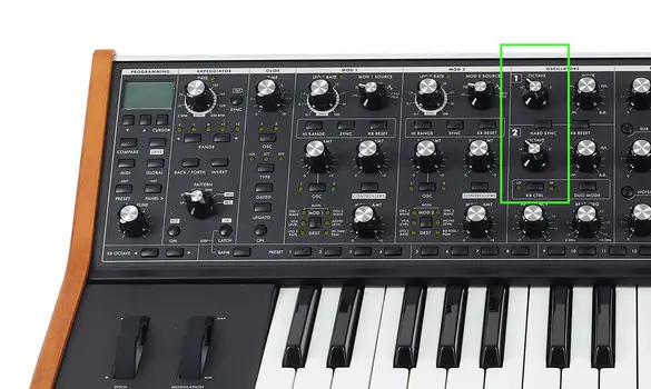 Moog Sub 37 Octave Switch