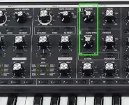 Moog Sub 37 Octave Switch