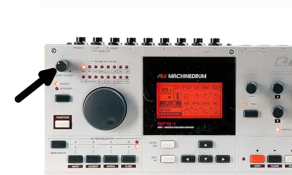 Elektron MachineDrum potentiomètre Volum