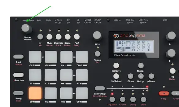 Elektron Analog Rytm Volume Potentiomete