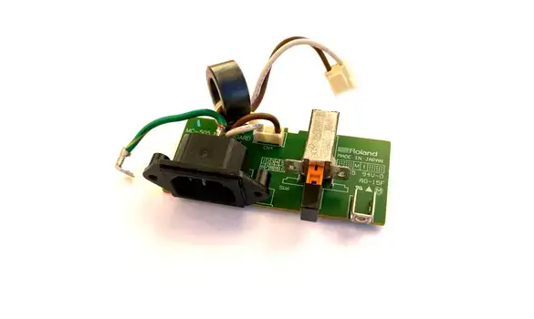 Roland MC-505 Carte Fiche d'alimentation