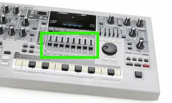 Roland MC-505 Slide Potentiometer MIXER