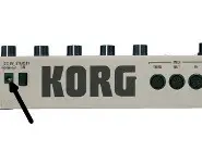 Embase alimentation Korg microKORG