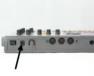 Korg EA-1 Power Inlet