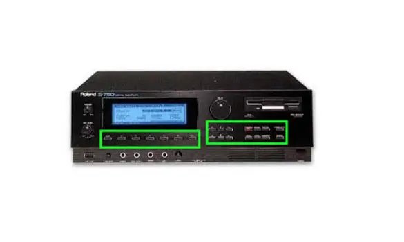 Roland S-750 Tact Switch Pushbutton