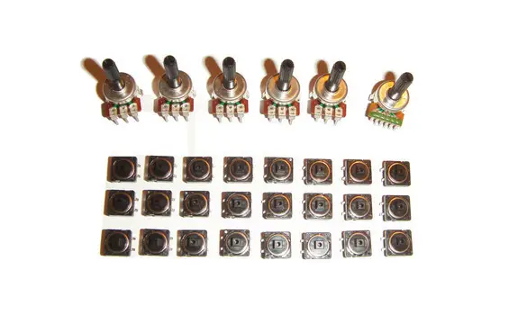 Roland Tb-303 Potentiometer & Switch Lot