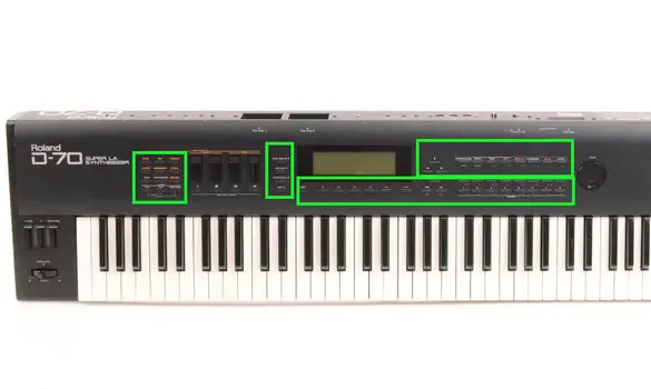 Roland D-70 Tact Switch