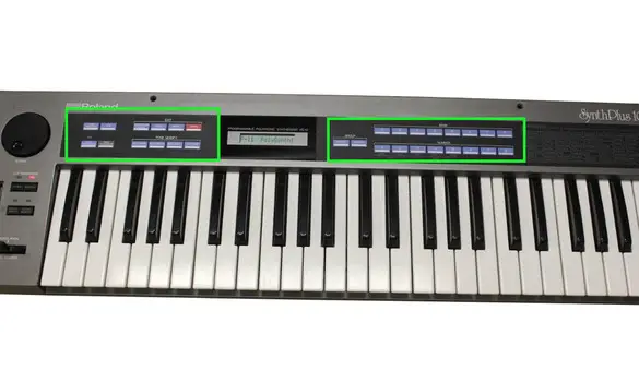 Roland Alpha Juno-1 Commutateur Tactile