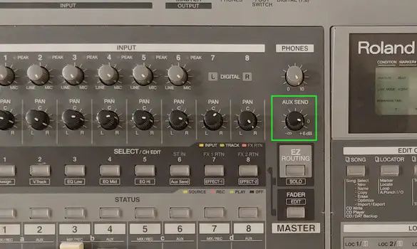 Roland VS-880EX Potentiometer