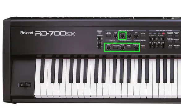 Roland RD-700SX Potentiomètre