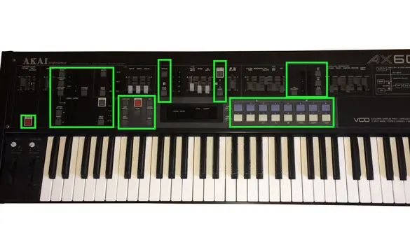 Akai Ax60 Commutateur Tactile
