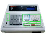 Akai MPC60 MK2 Commutateur Tactile